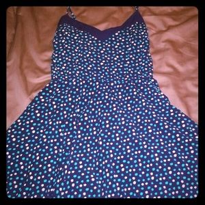 Aeropostale Dresses - Mini Blue and White Polka Dot Dress Aeropostale Dresses - Mini Blue and White Polka Dot Dress